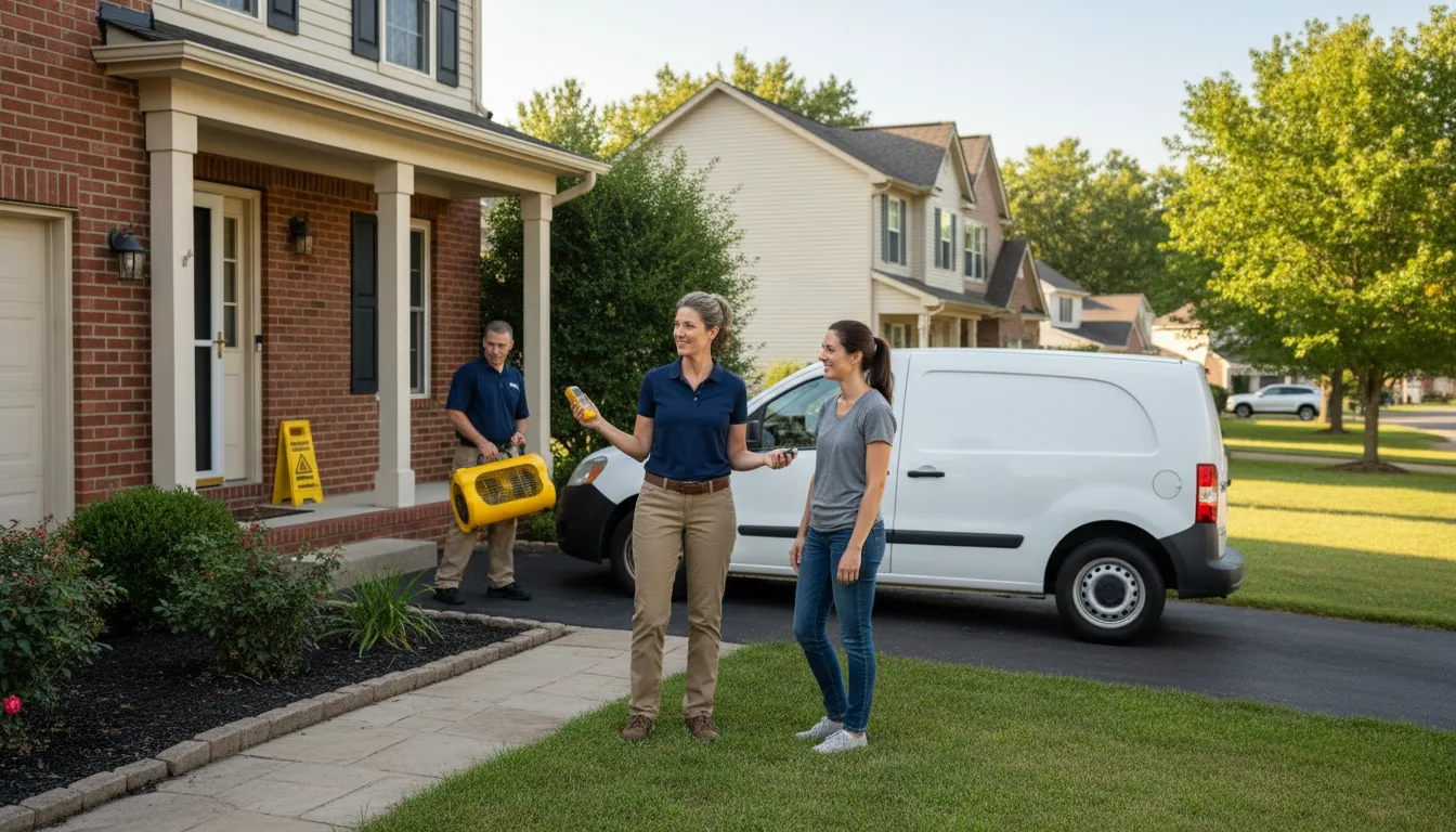 Residential water damage restoration in Williston, NC